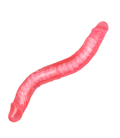 Dvostrani dildo - pink